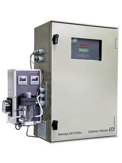 El analizador CA71COD determina la demanda química de oxígeno (DQO) mediante el método del dicromato.